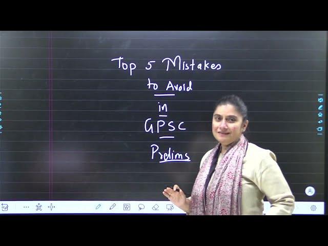 GPSC 2025 | Top 5 Mistakes | How to clear Prelims | Shruti Panchal Mam GPSC Class 1 2 Rank 9