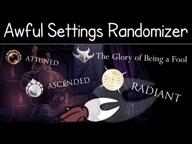 Hollow Knight Randomizer With New Awful Settings