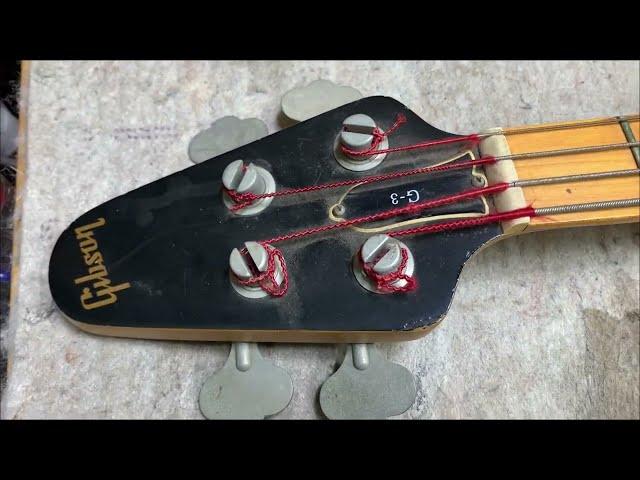 Gibson Grabber G-3 Bass Detailed Teardown and Cleaning & For Sail!