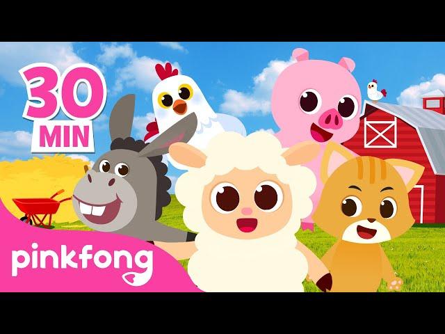 ¡Bienvenidos a la Granja de Pinkfong! | Animales | +Recopilación | Pinkfong Canciones Infantiles