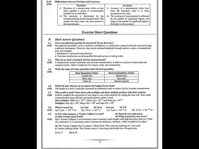 9th Physics Notes - Chapters 1 & 2(New PCTB Book 2025-2026)@BlippiWonders @EdisonPts