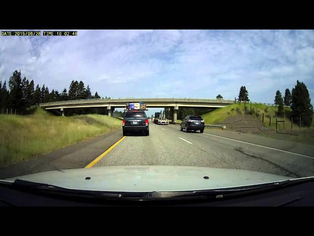 Rear end collision from quickly stopping traffic