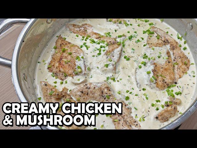 Creamy Chicken and Mushroom | Hungry Mom Cooking