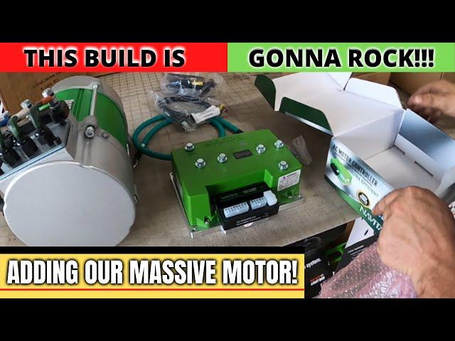 NAVITAS AC MOTOR IS MASSIVE!!! Custom Golf Cart Build