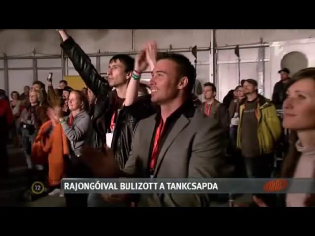 Rajongóival bulizott a Tankcsapda