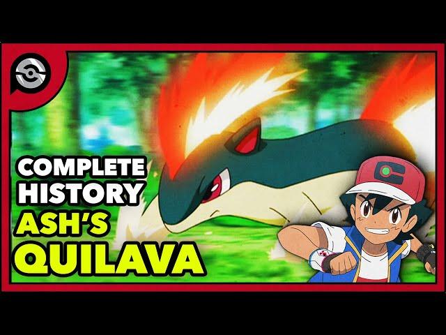 Ash's Quilava: From Cyndaquil to POWERHOUSE | Complete History