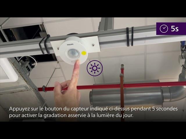 Installation et paramétrage des luminaires Philips Ledinaire EcoSet