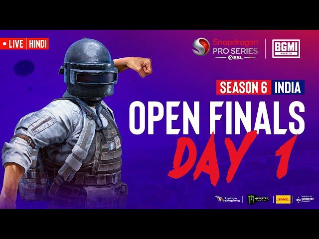 [HINDI] BGMI Snapdragon Mobile Open Finals Day 1 | Season 6 India