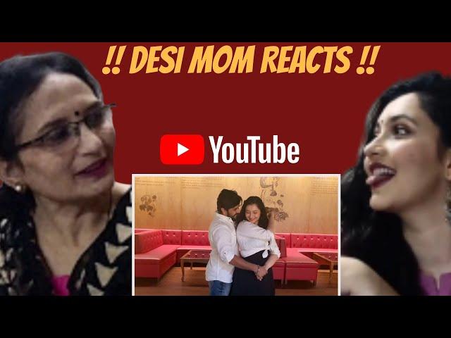 My Desi Indian Mom reacts to my YouTube Videos |I'm stressed,she is a Kathak Alankar!Apurva Parajape