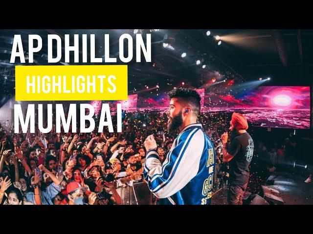 HIGHLIGHTS : Ap dhillon Mumbai concert ll India takeout tour Ap dhillon ,Gurinder gill , Sindha k ll