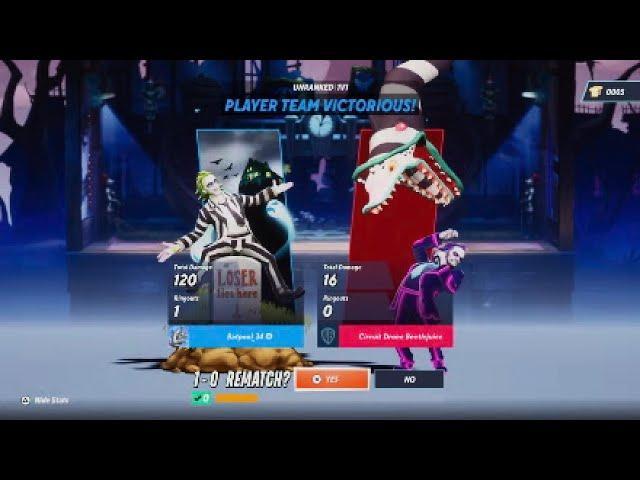 MultiVersus - Beetlejuice Win/Loss Animations