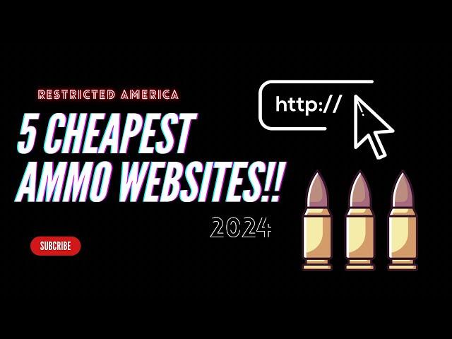 5 CHEAPEST ammo websites in 2024!