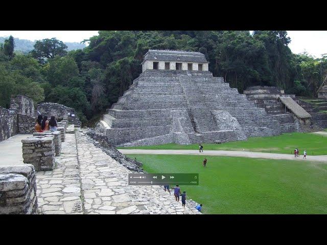 The Marvelous Ancient Mayan Site Of Palenque In The Jungle Of Mexico