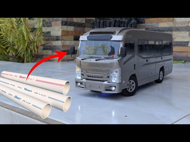 AMAZING‼️ Man made RC Micro Bus car from PVC, very detailed