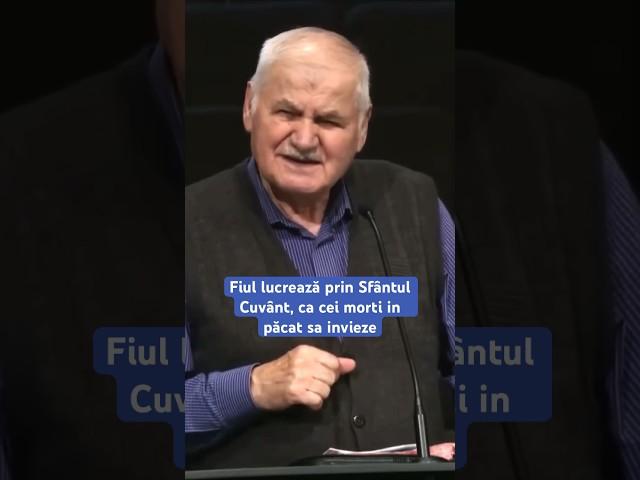 Fiul lucrează prin Sfântul Cuvânt - Vasile Hozan #shorts#predica#biblia#isus#dumnezeu