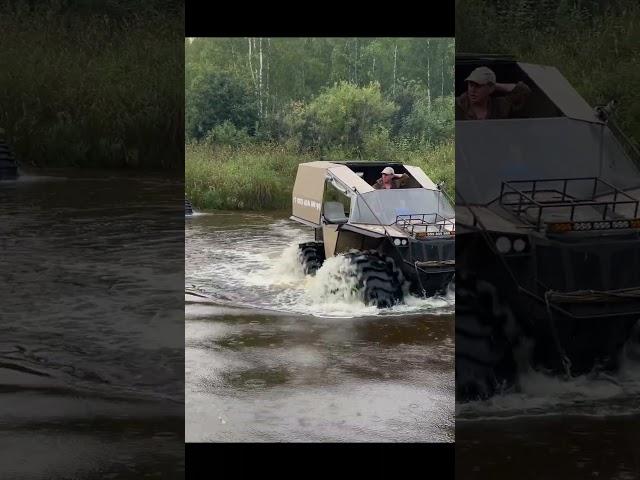 На воде решает ПРОТЕКТОР. Две РЫСИ на плаву через брод. Едем на Васюганское болото...