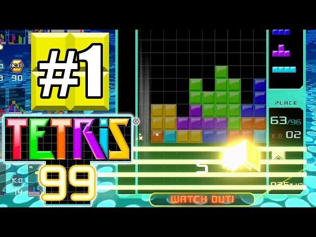 Tetris 99 Blind Walkthrough Part 1: PkGam's Not Bad! Come Watch!