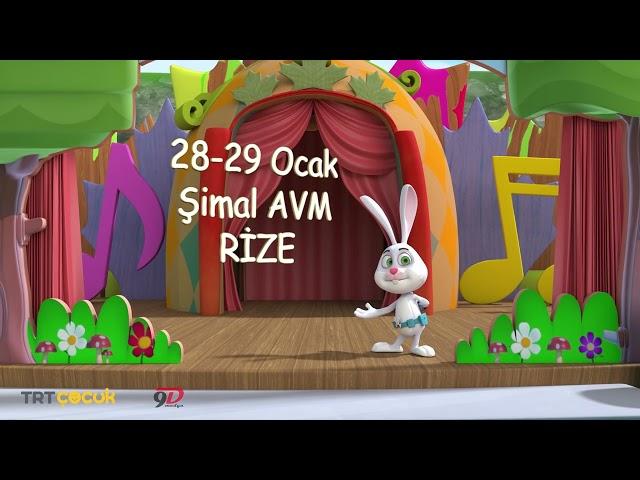 Akıllı Tavşan Momo  -28-29 Ocak 23 Simal Avm Rize Müzikal Tiyatro gösterisi