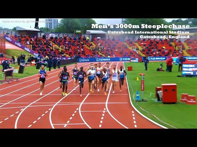 Men's 3000m Steeplechase.  Gateshead International Stadium, Gateshead, England.  May 23, 2021.