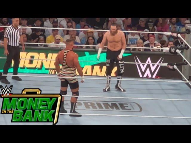 Bron Breakker vs Sami Zayn Full Match - WWE Money in the Bank 7/6/2024