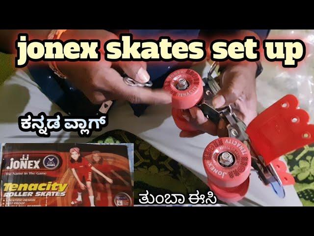 (ಕನ್ನಡ) jonex roller skates unboxing and full review in kannada || 2021 ||