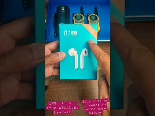 TWS i11 5.1 true wireless headset short unboxing video #short #TWS #TWSi11 #Gtfuturetechnology