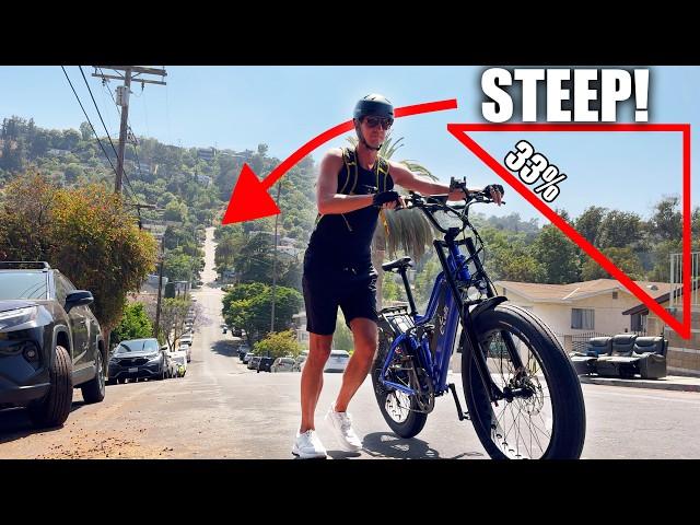 I Tried LA’s STEEPEST Street on my E-Cells Five Star Ebike