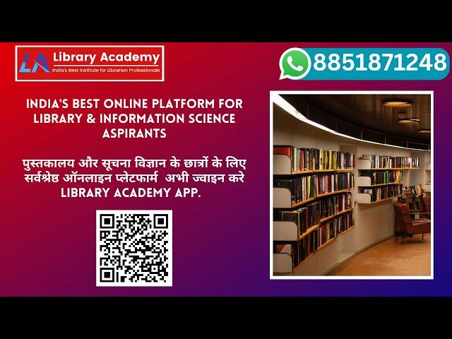 Library Academy: India's Best Online Platform for Library & Information Science Aspirants