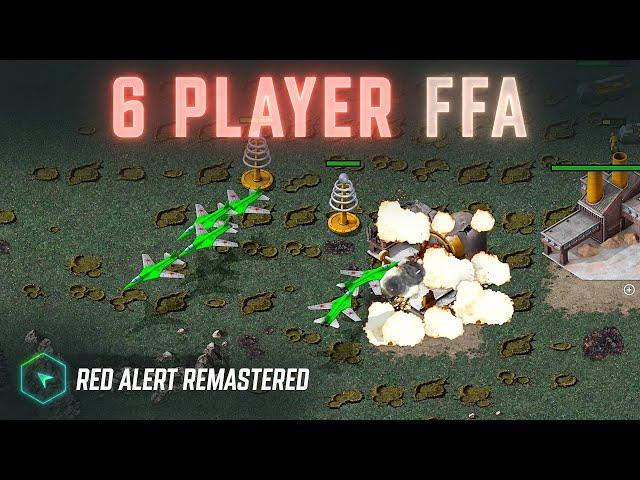 6 Player FFA on All That Glitters - Red Alert Remastered