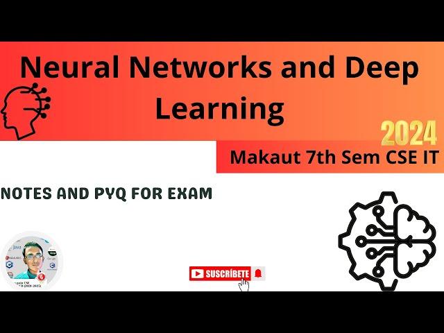 Neural Networks and Deep Learning Exam Notes & PYQ▶️Makaut #makaut #aimldl #deeplearning #exam