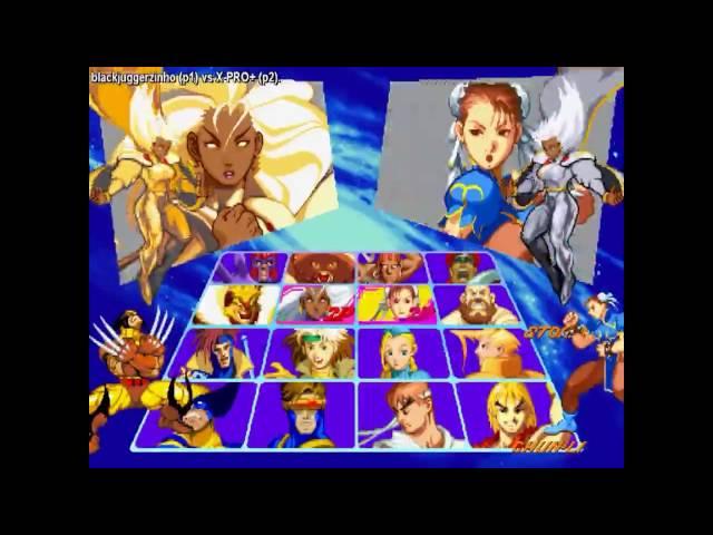 [FightCade X-Men Vs. Street Fighter] blackjuggerzinho vs X-PRO+