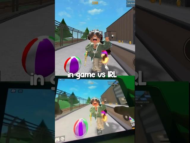 In game mm2 VS IRL!!