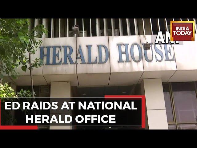 National Herald Case: After Sonia Gandhi & Rahul Grilling, ED Raids National Herald Office In Delhi