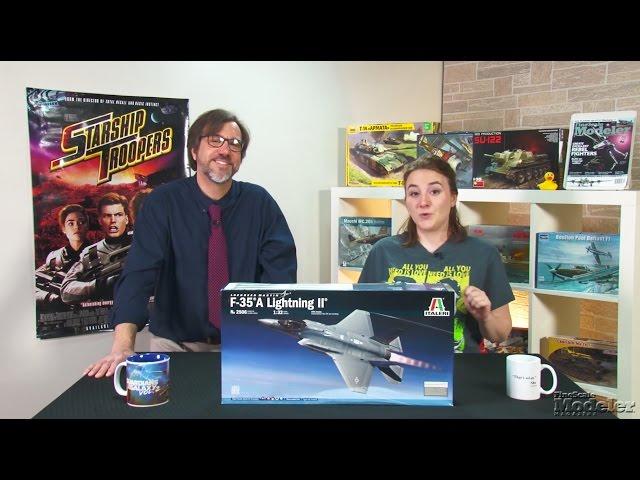 Video Review of Italeri F-35, MiniArt T-54, Airfix B-17, AMT Excelsior, & Trumpeter MiG-31