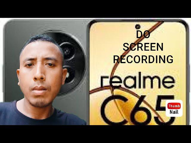 How to enable screen recording on realme C65 5G mobile || enable screen recording Realme C65 5G