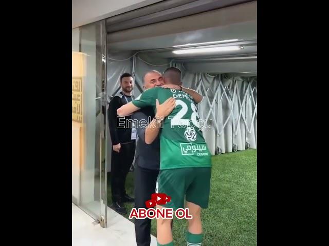 Fatih Terim ve Merih Demiral'ın buluşması.. 🫂 #fatihterim #merihdemiral #alahli