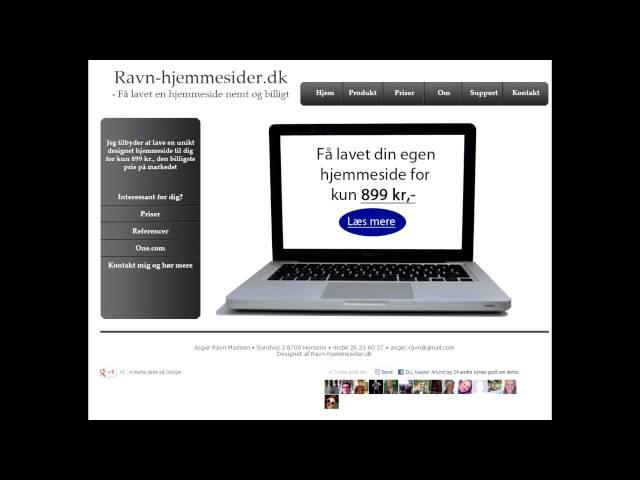Ravn-Hjemmesider.dk - Biografreklame