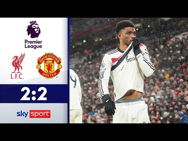 Uniteds Wunderkind kontert Salah! | FC Liverpool - Manchester United | Highlights 2024/25