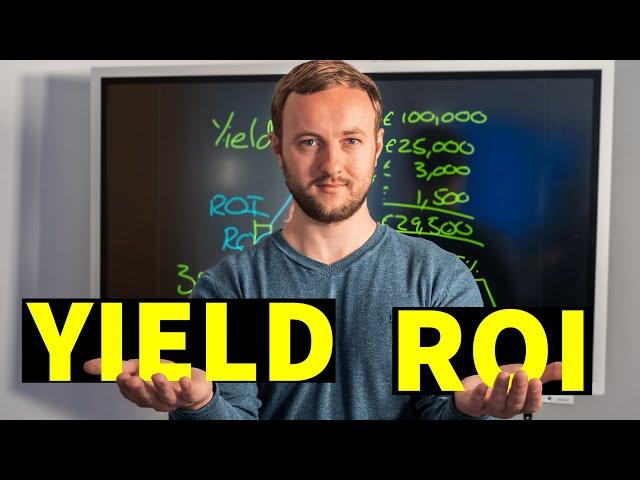 How to calculate YIELD vs How to calculate ROI in PROPERTY | Jamie York