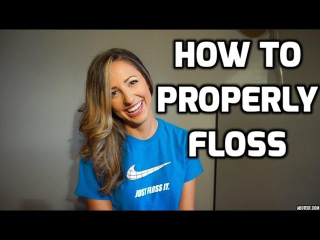 How to Properly Floss Teeth (With EASY Technique)
