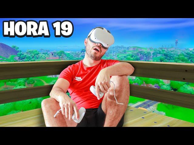 Pasé 24 Horas en Fortnite Realidad Virtual