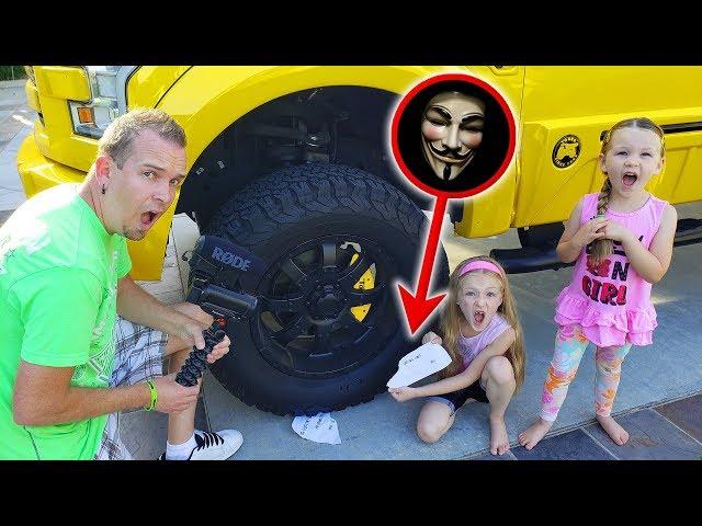 Game Master Returns!!! Top Secret Abandoned Message Found Under Tonka Truck Tire!