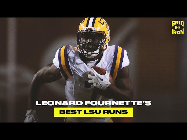 Leonard Fournette Was Unstoppable at LSU | Top 10 College Runs