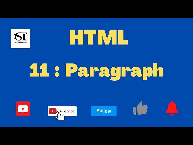 HTML - Paragraph