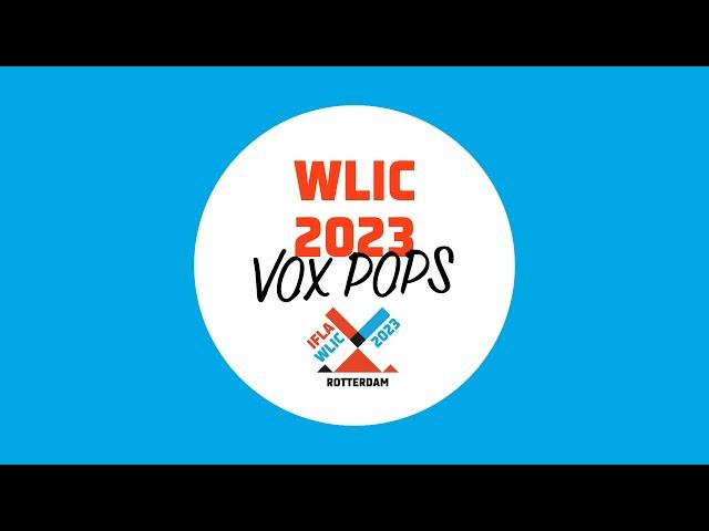 WLIC 2023 VOX POPS with Paula Braun