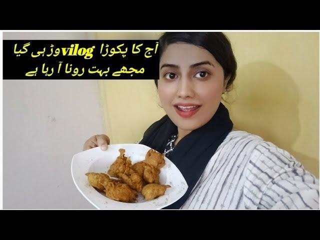 aj ka pakora vlog wer geia muje buht rona aya