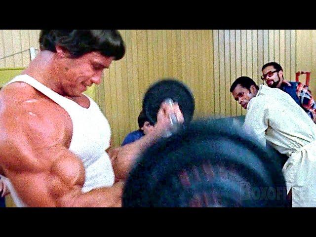 Arnold mocks a rival right to his face | Pumping Iron | CLIP