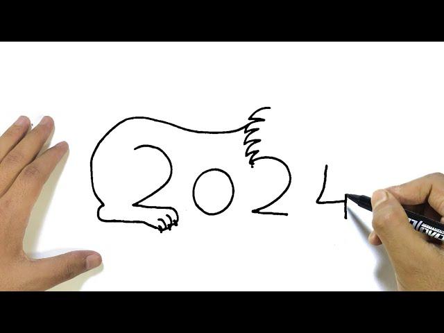 Lion Drawing From 2024 | How to Draw a Lion Easy Step by Step | Lion King Drawing Tutorial