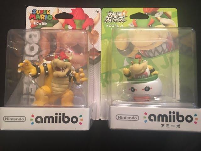 Bowser & Bowser Jr. Nintendo Amiibo Unboxing