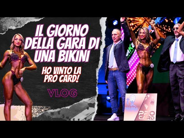 HO VINTO LA PRO CARD - GIORNO DELLA GARA DI UNA BIKINI - WABBA INTERNATIONAL